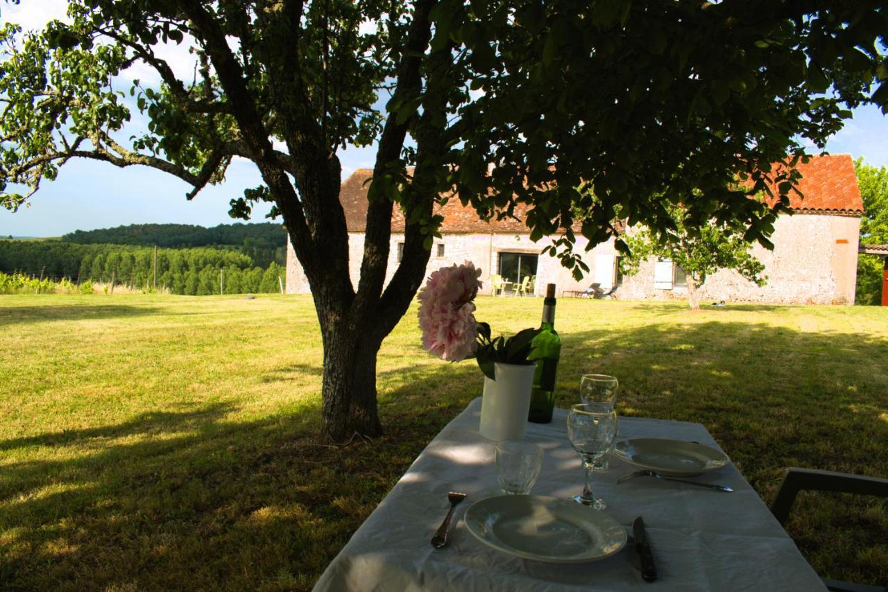 Perigourdine Avec Spa Et Vue Pomport Exterior photo