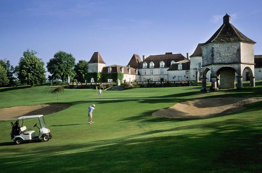 Perigourdine Avec Spa Et Vue Pomport Exterior photo